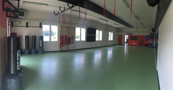 Ponte Taro interno sala corsi Sport Leafness